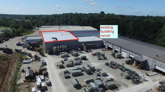Kentuckiana Curb Company – Metal over Metal Re-Roof