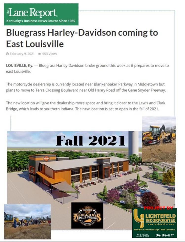 Bluegrass Harley Davidson Breaks Ground On New Facility